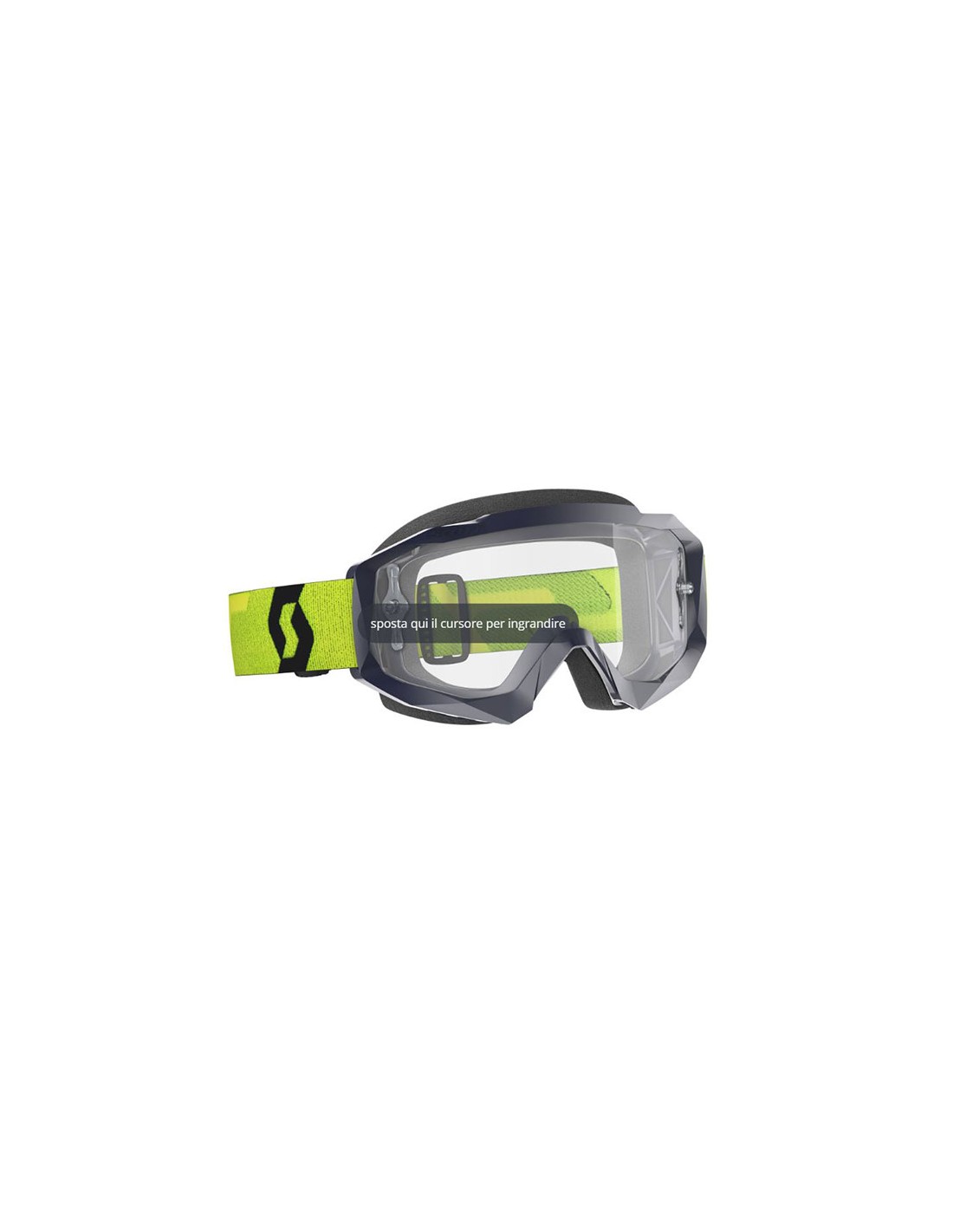 Maschera SCOTT Hustle MX Enduro black nero